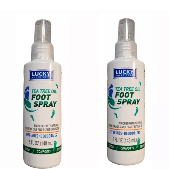 x2 Lucky Tea Tree Oil Foot Spray 4 fl. oz. - Picture 6 of 9